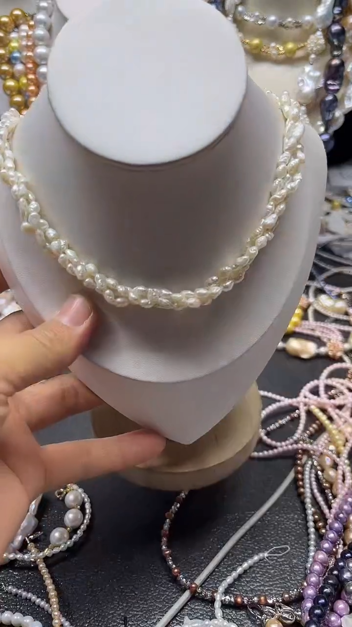 颈饰未镶嵌淡水珍珠多人