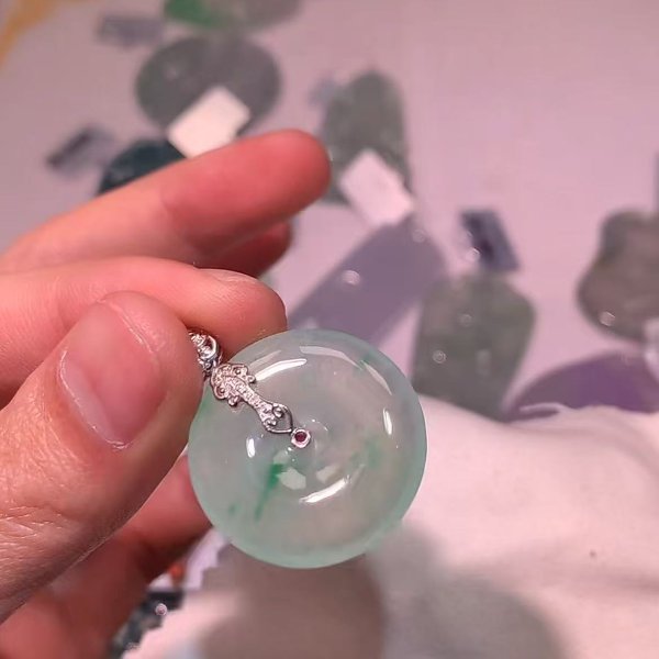 天然A货翡翠吊坠*888/123/多样性发/1件