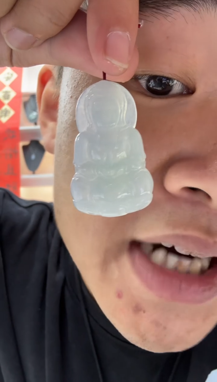 【闪购商品】翡翠颈饰未镶嵌天然翡翠A货孤品一件