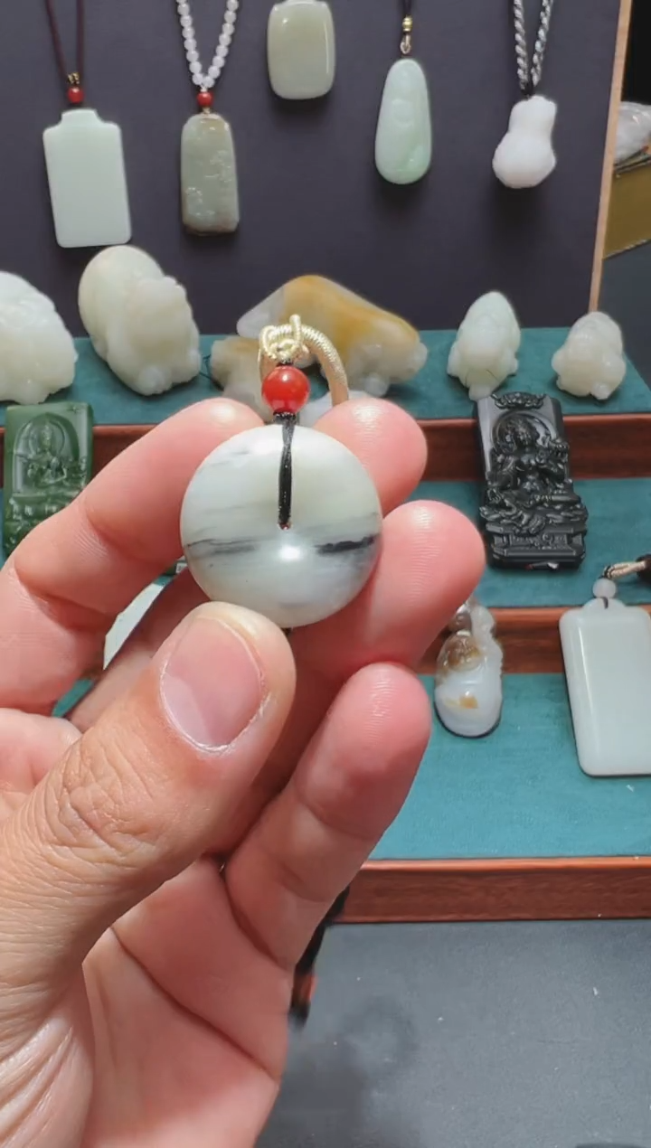 【闪购商品】和田玉吊坠(不含链)未镶嵌1