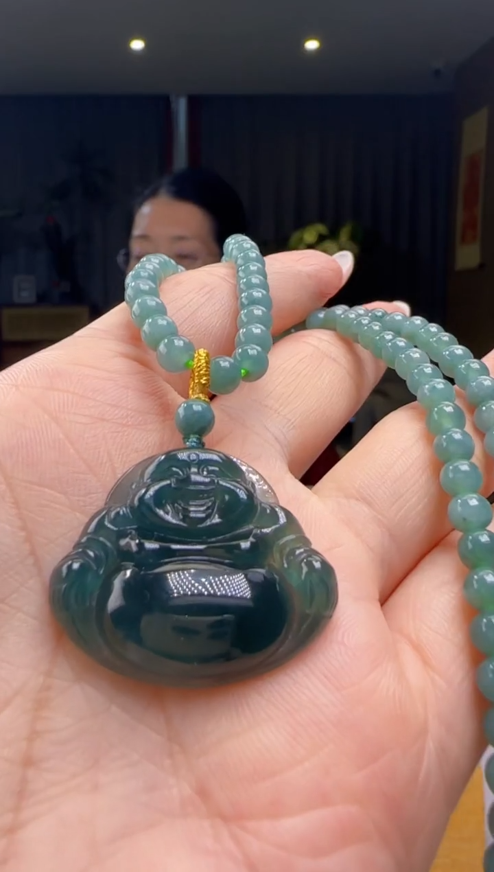 翡翠未镶嵌颈饰多样性发其一YJ@@WS1WX33742