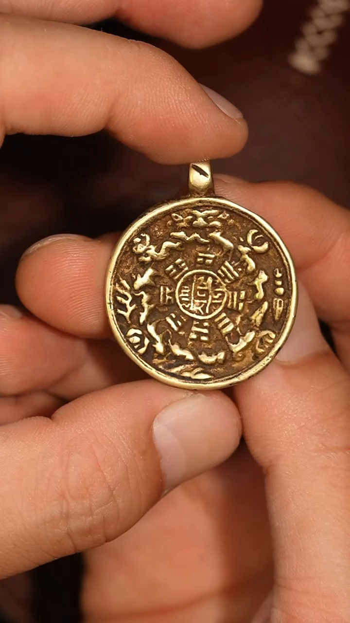 冲赛康胡子哥，藏传九宫八卦牌250