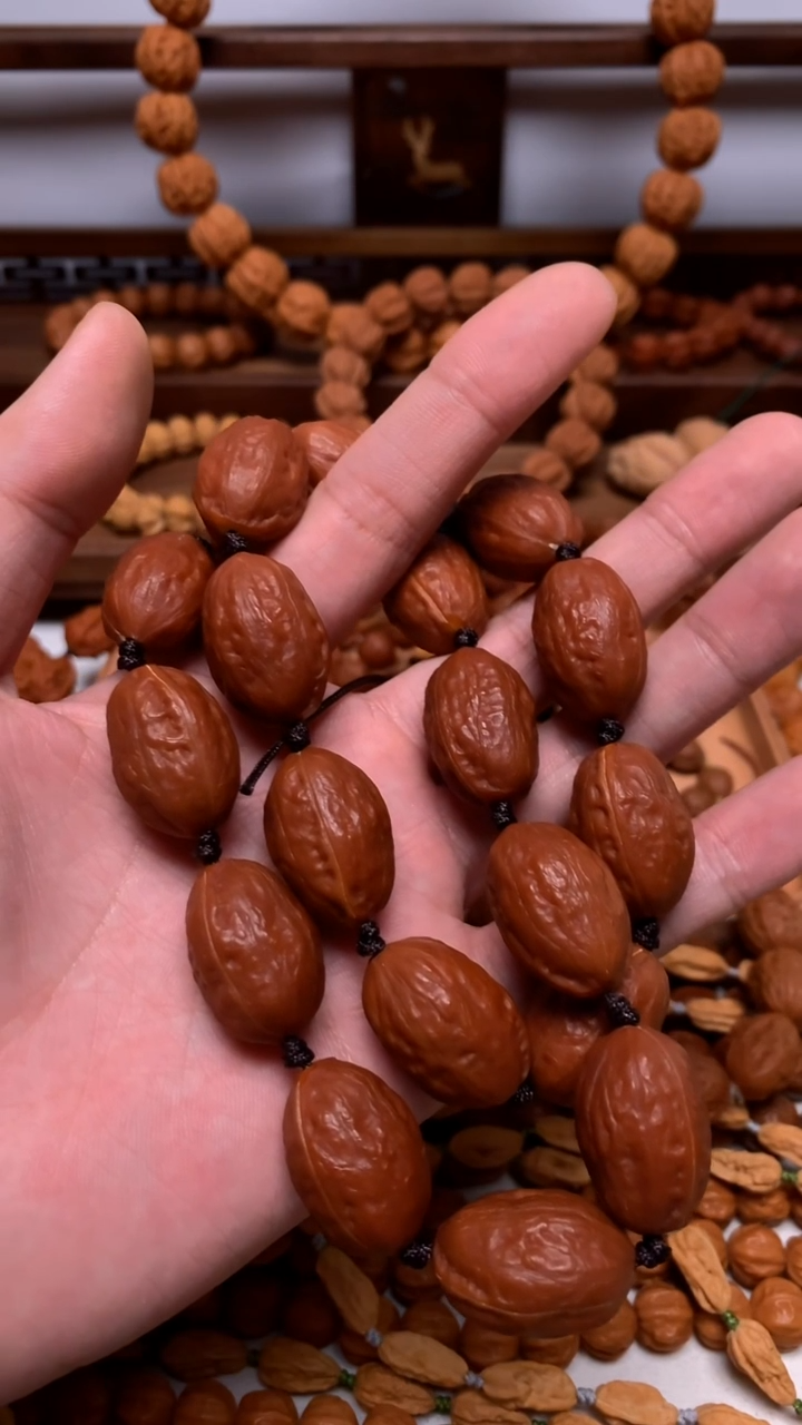 手串文玩核桃小****6野生小核桃