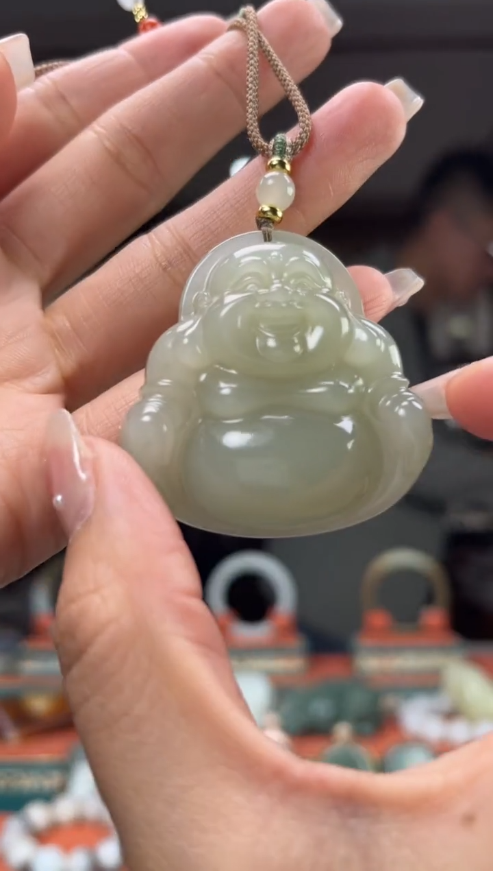 【闪购商品】和田玉颈饰未镶嵌佩佩45mm左右