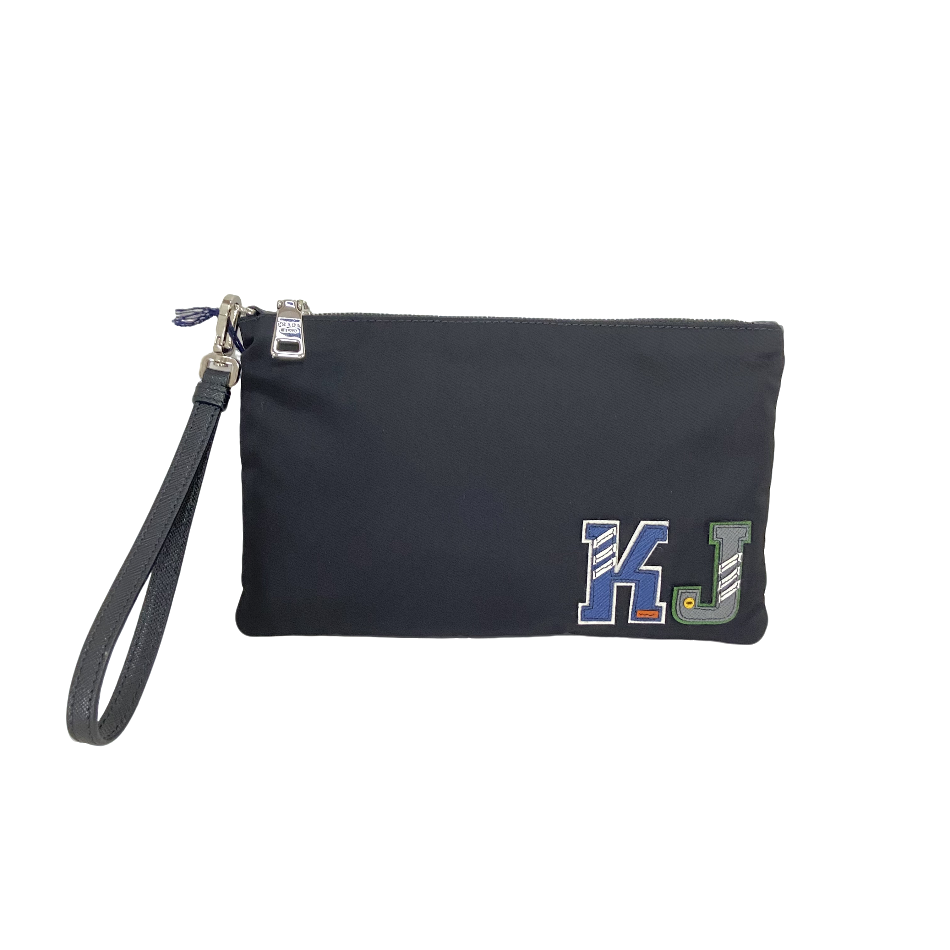 未使用 Prada/普拉达 全新未使用普拉达尼龙黑色手拿包37