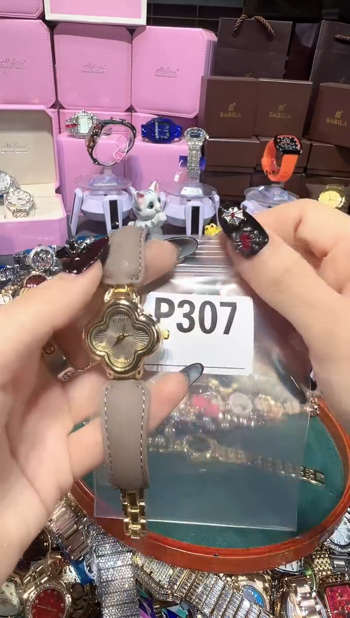 石英机芯不锈钢不锈钢直播定闪专用