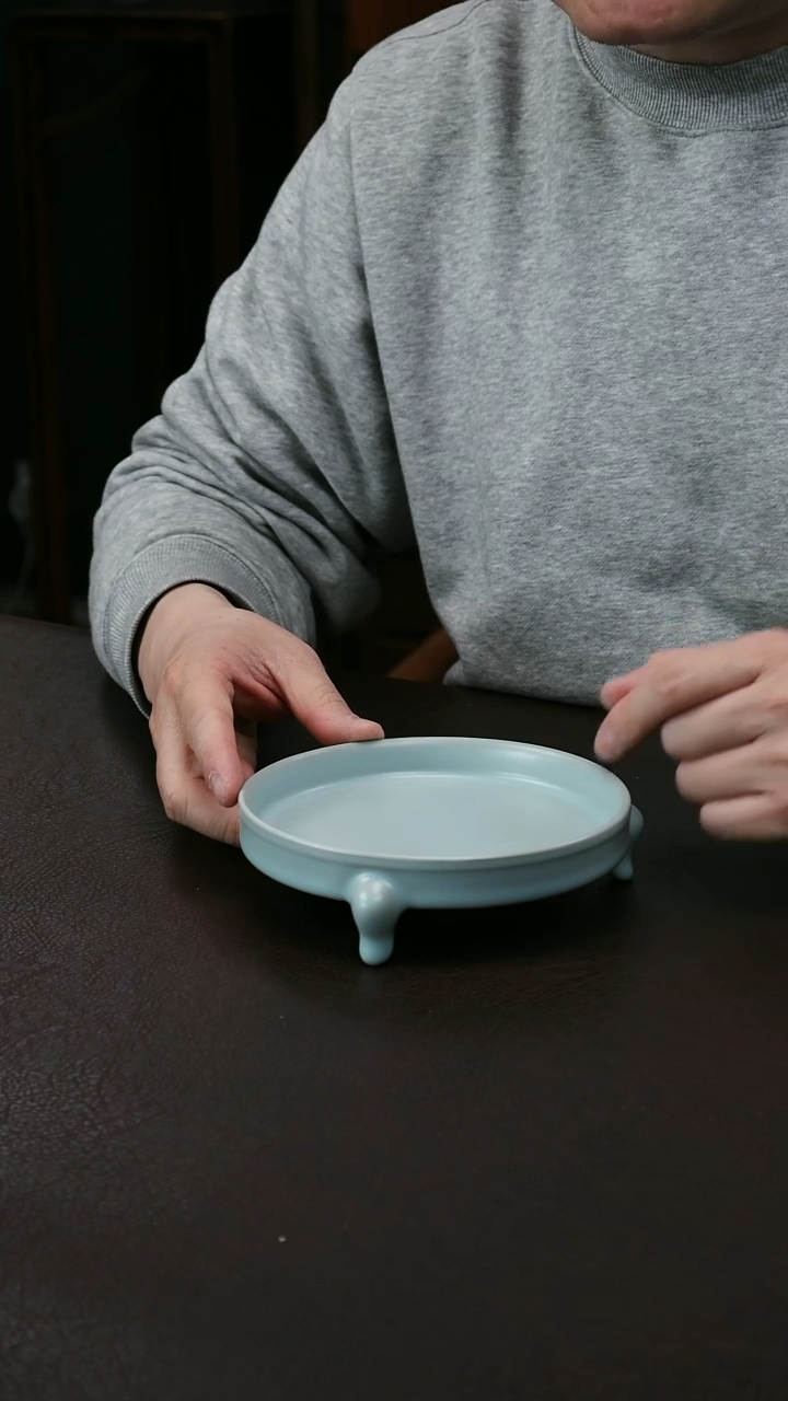 【闪购商品】其他汝官窑中号三足笔洗2