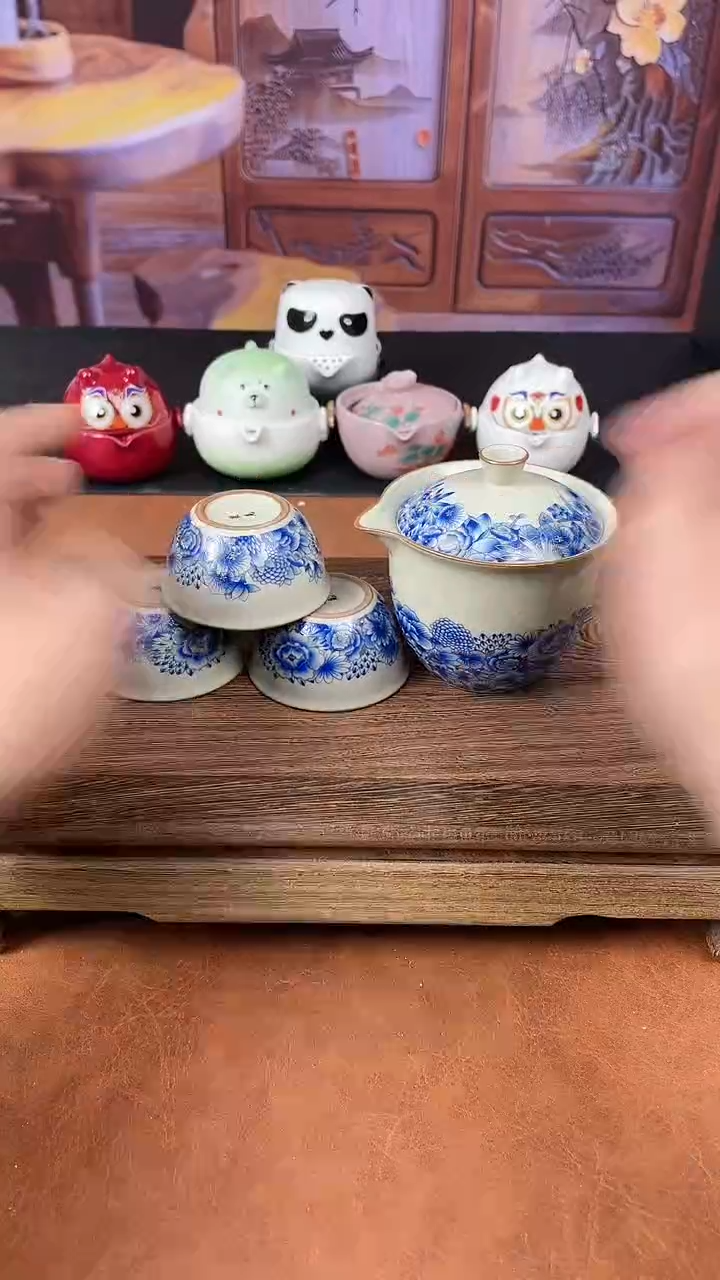 【闪购商品】摆件B0454旅行茶具旅行茶具