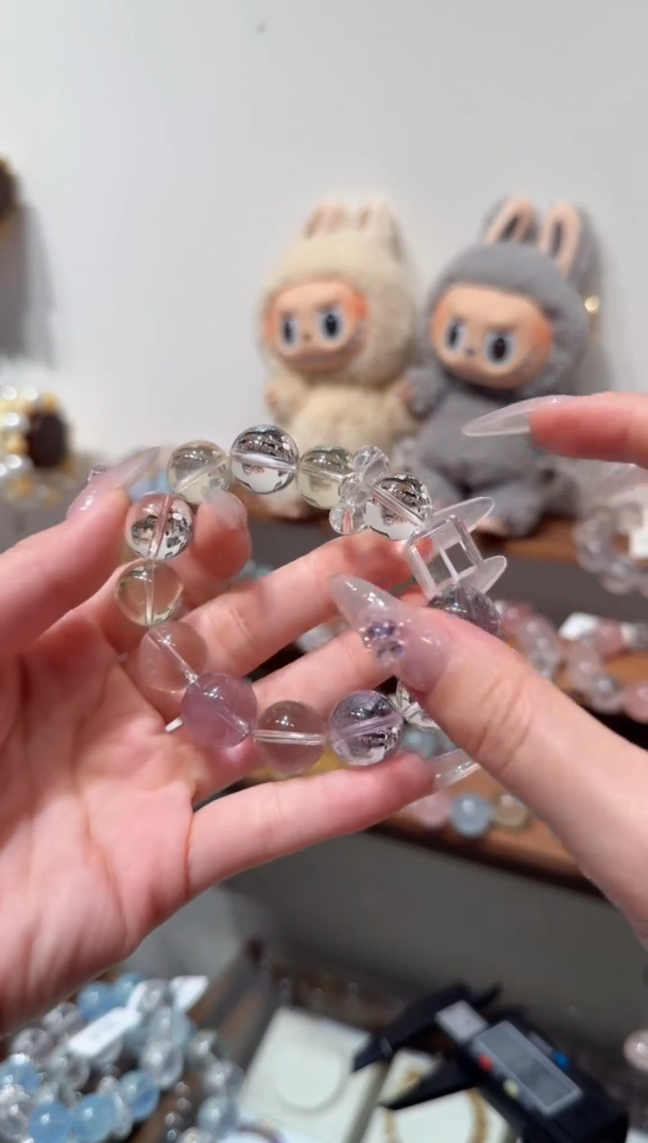 水晶手串未镶嵌拍4单发一串 拍1单发单珠 多样性发货