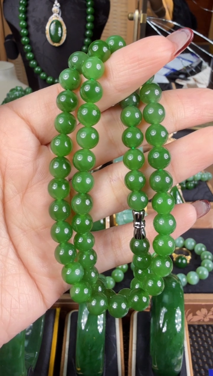 【闪购商品】和田玉（碧玉）项链未镶嵌 