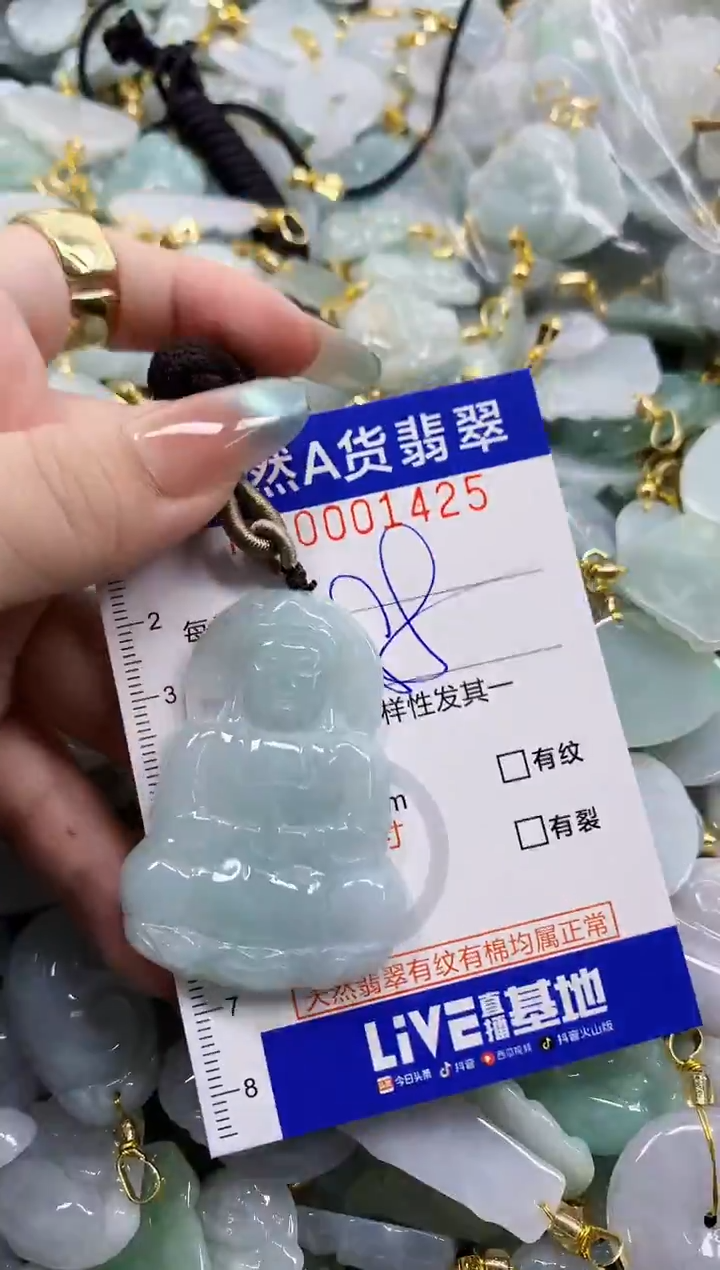 颈饰未镶嵌翡翠天然A货翡翠