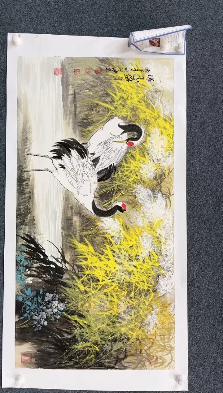 【闪购商品】国画2.19-杨成喜-四尺仙鹤-83