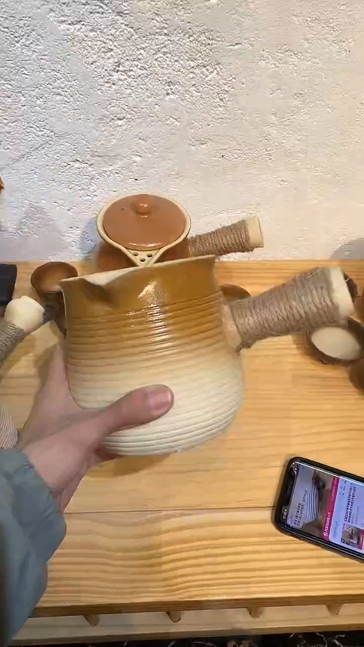 【闪购商品】1200ml陶韵罐罐壶   嘻嘻嘻