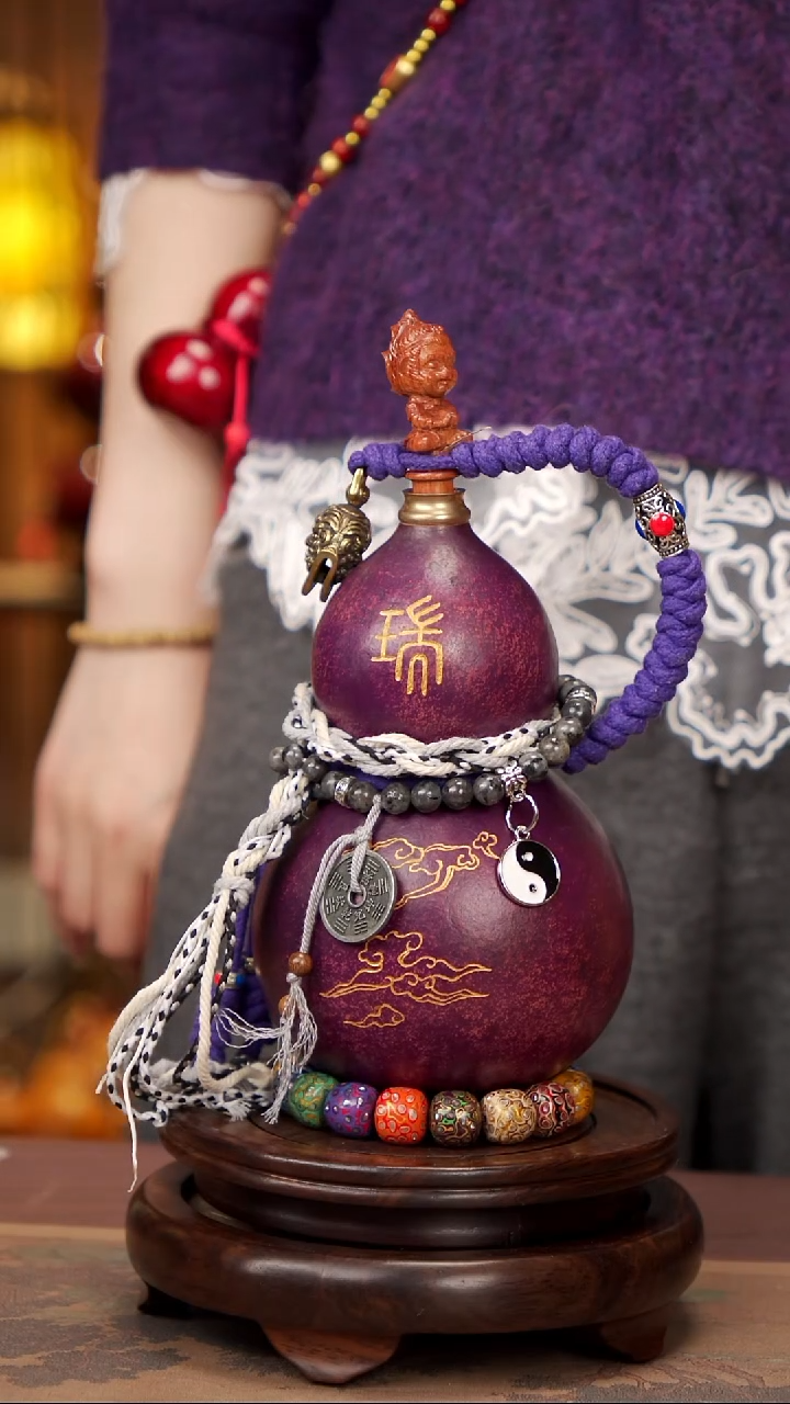 【闪购商品】107易林大漆酒葫芦------148