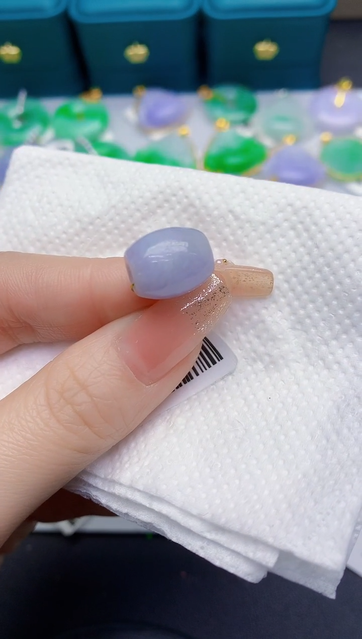 颈饰未镶嵌翡翠缅甸天然翡翠A货