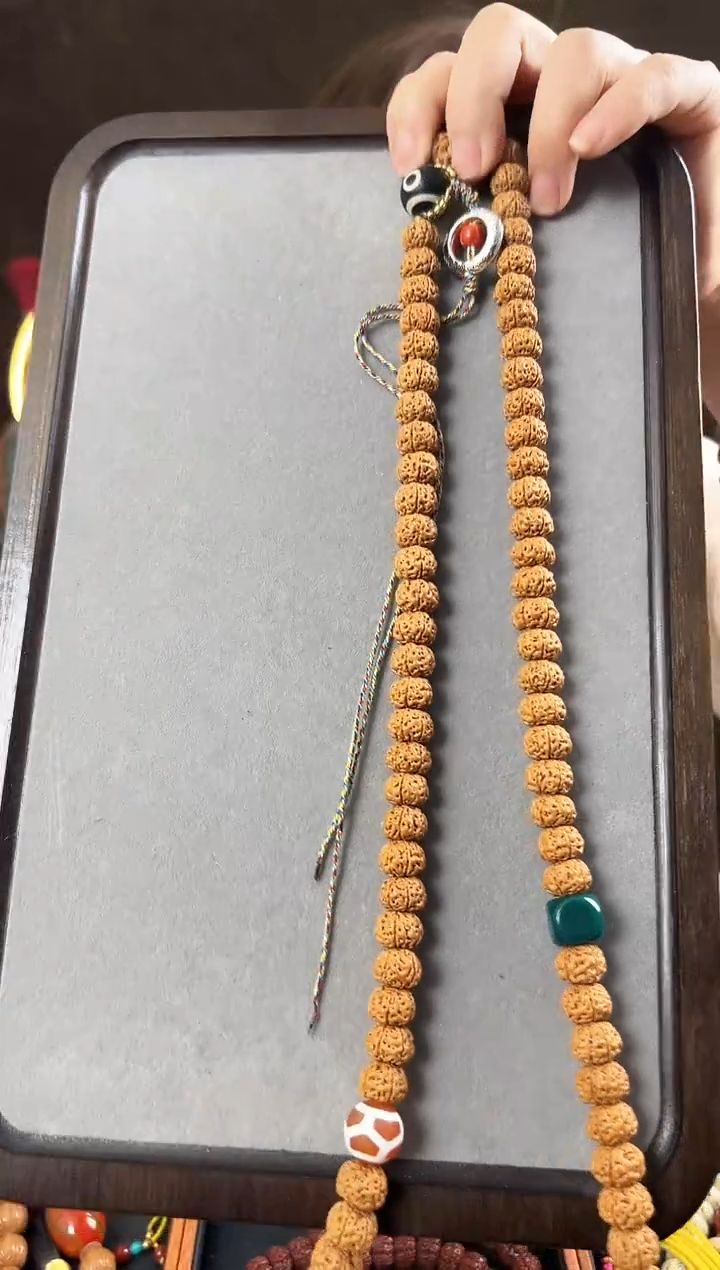 【闪购商品】金刚菩提吊坠蜂窝双龙战神108