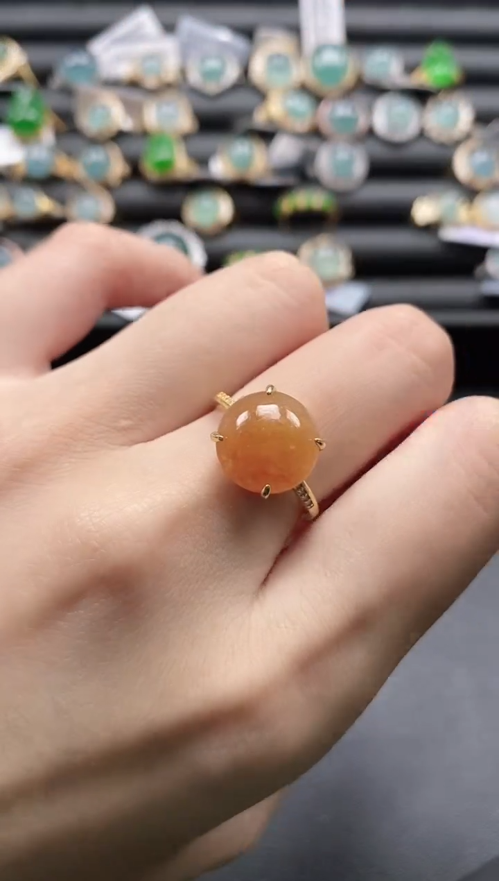 【闪购商品】翡翠戒指银S925镶嵌1111