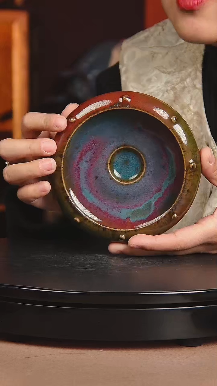 瓷片宋代五大名窑鼓钉洗