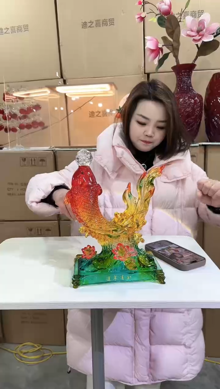 【闪购商品】玻璃于清花器M-早92