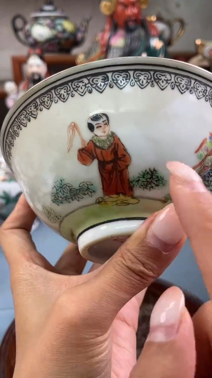 瓷片微瑕慎拍景德镇窑老厂瓷器单件