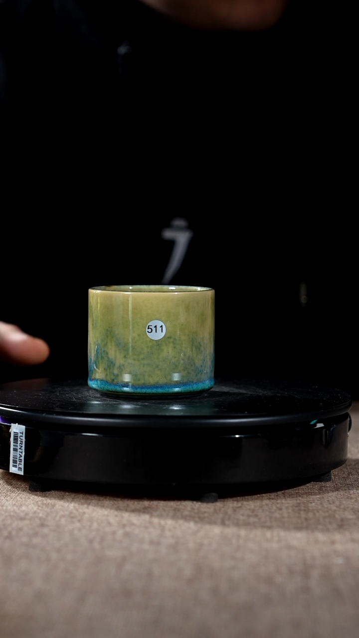 其他瓷511#李盼龙一级品原矿钧瓷扳指杯