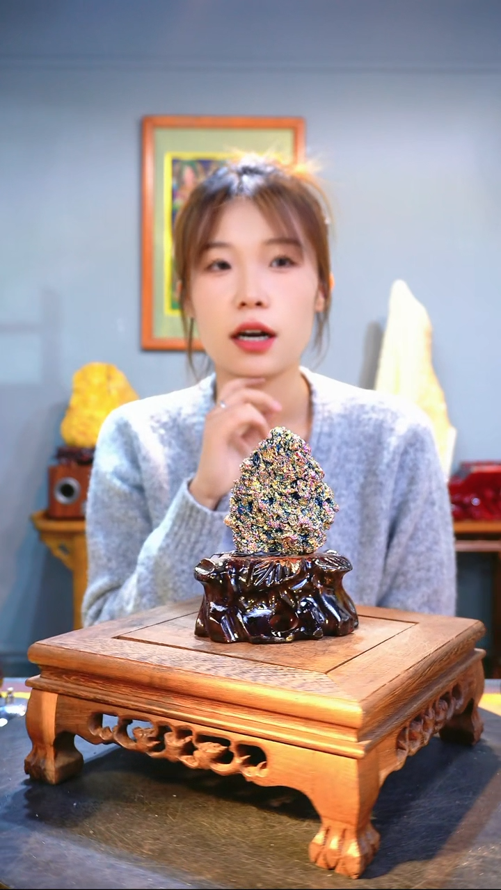 石材精品矿石晶体摆件