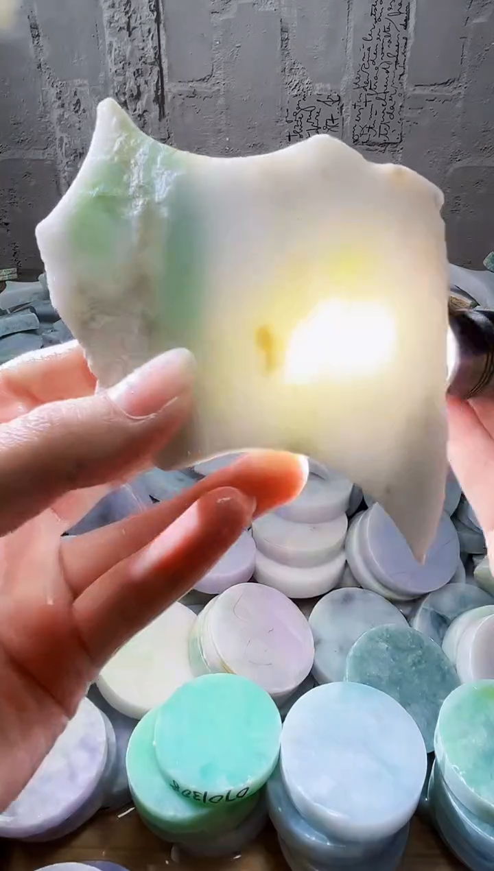 裸石翡翠天然翡翠A货古 南 772