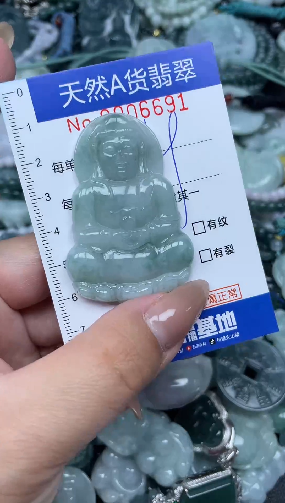 颈饰未镶嵌翡翠天然A货 支持复检