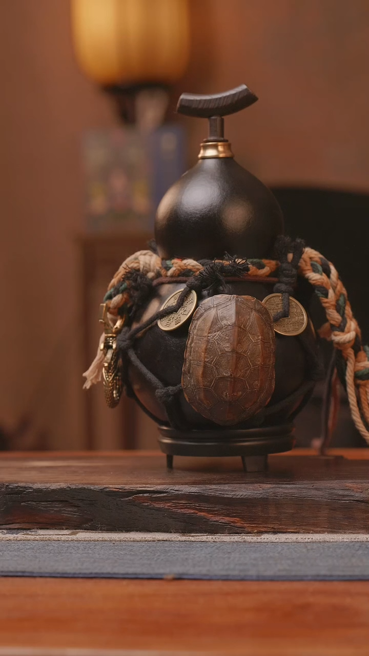 1707号精品大漆葫芦防腐防渗装水茶酒