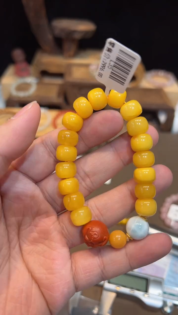 【闪购商品】琥珀手饰未镶嵌10mm+手饰@@L35