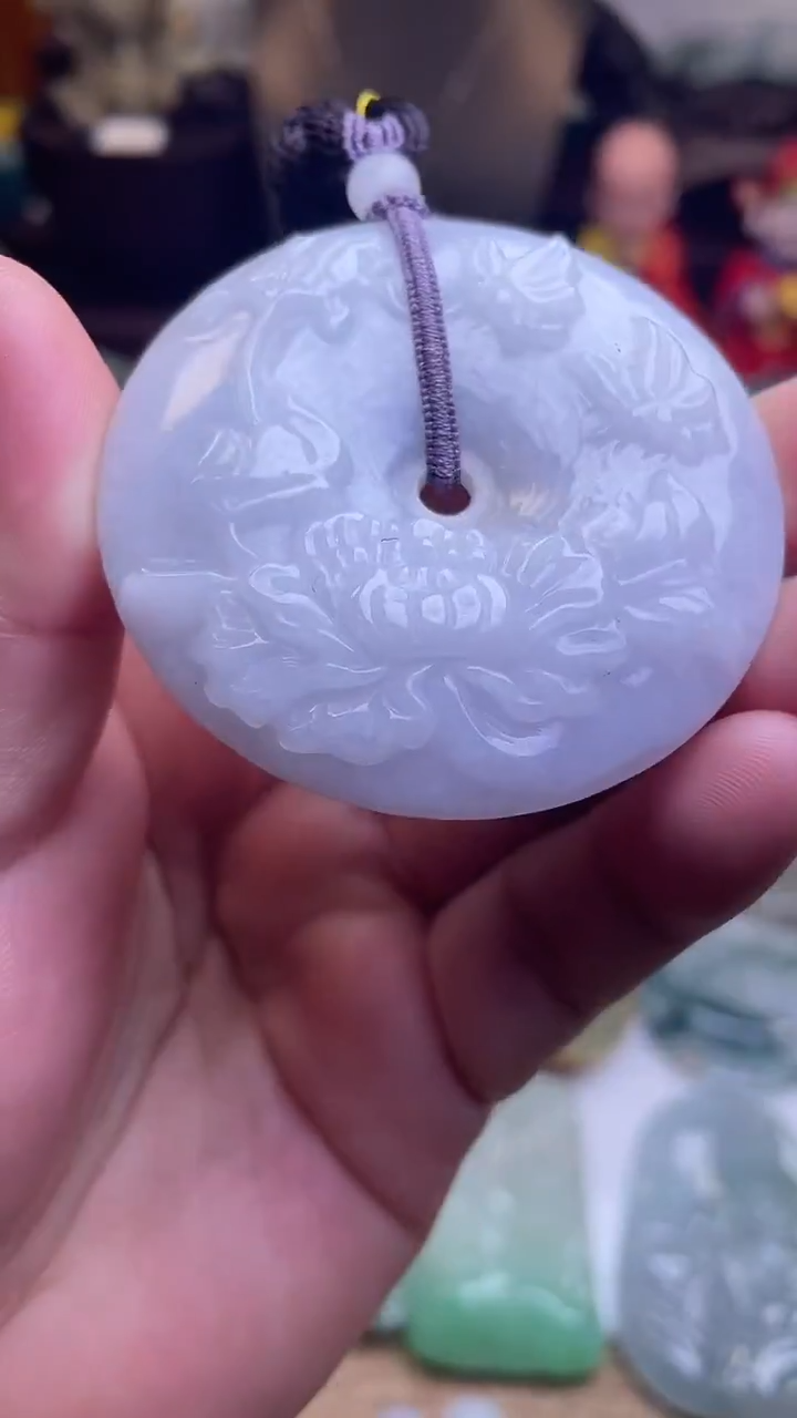 颈饰未镶嵌翡翠扣子