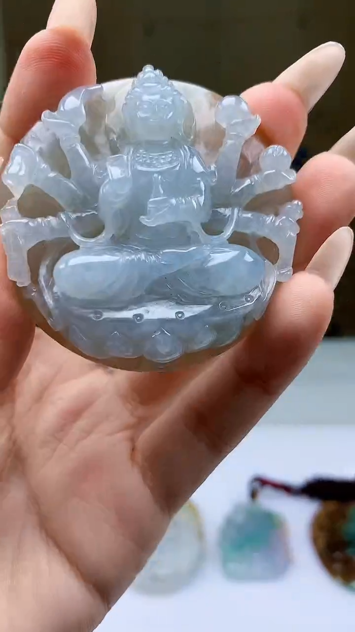 【闪购商品】定制翡翠未镶嵌4902ty-毛货挂件226