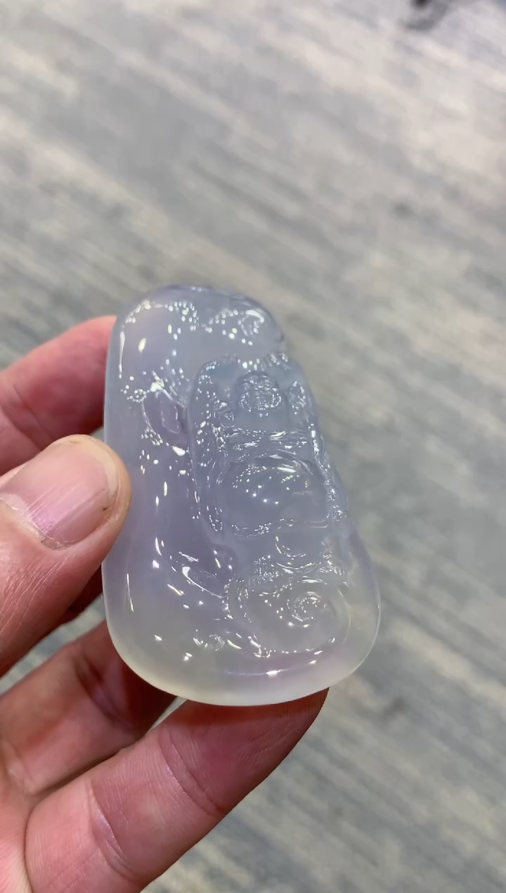 颈饰未镶嵌翡翠天然A货翡翠