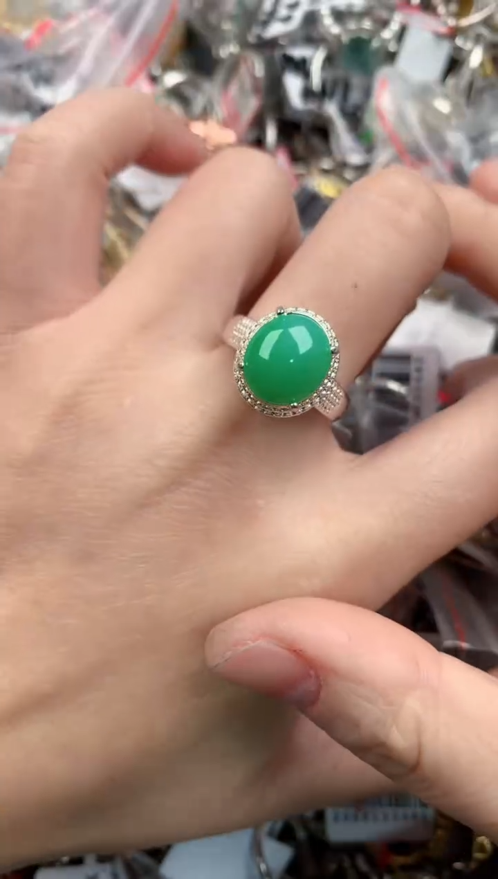 未镶嵌戒指翡翠444               7