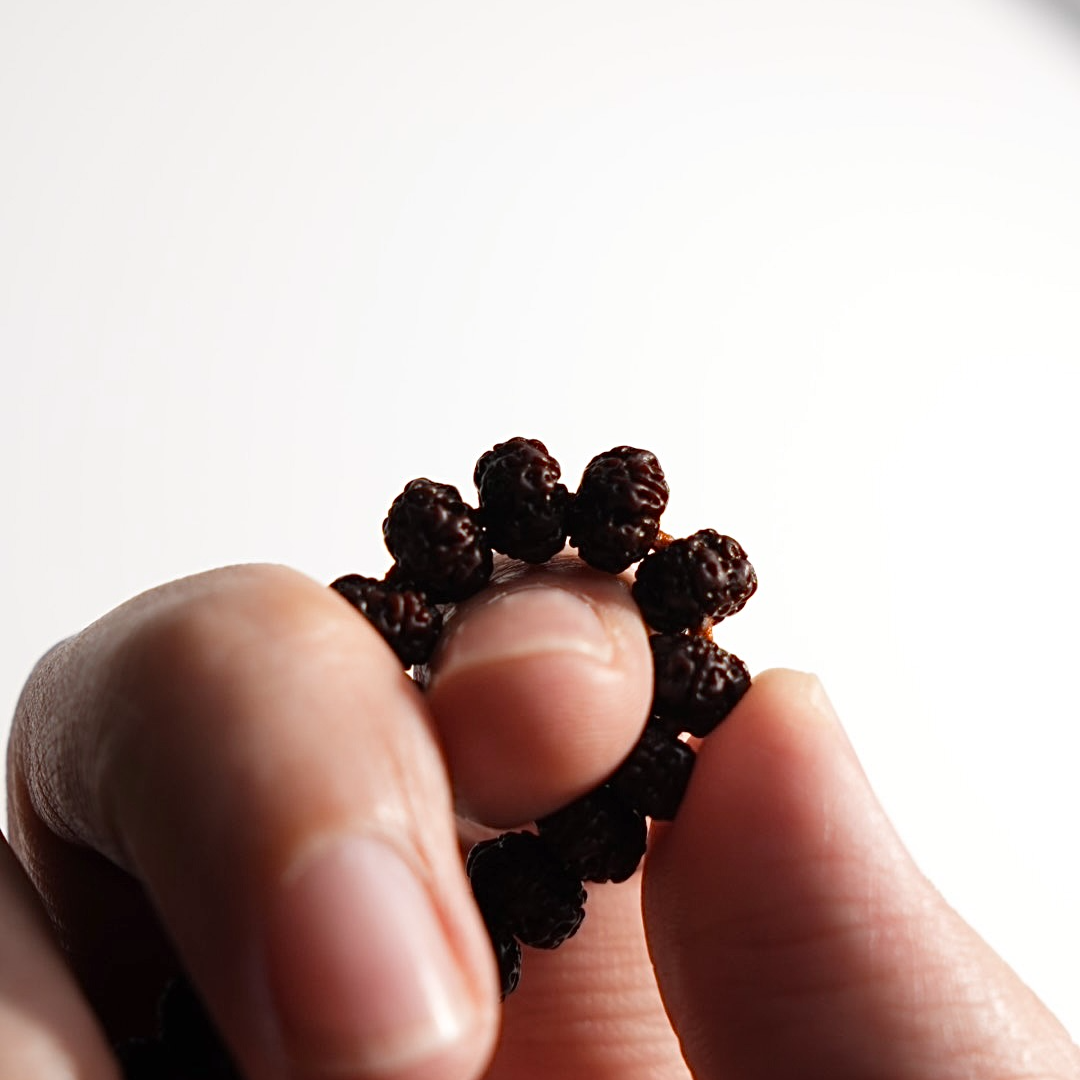 【长安臻品·紫皮平细·万境系列单圈】紫皮平细小金刚菩提单圈小手持