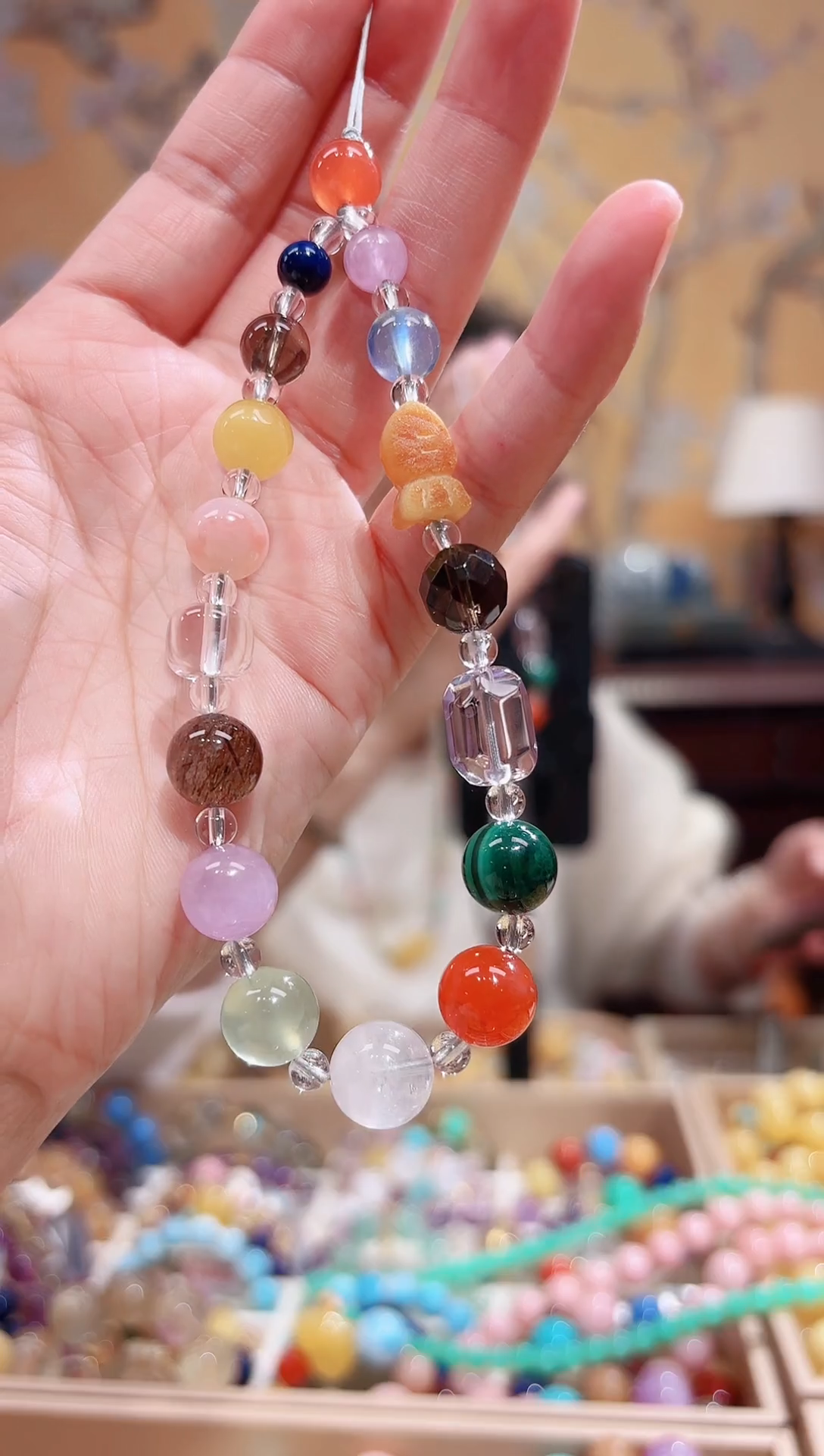 未镶嵌手链水晶天然多宝手链设计款