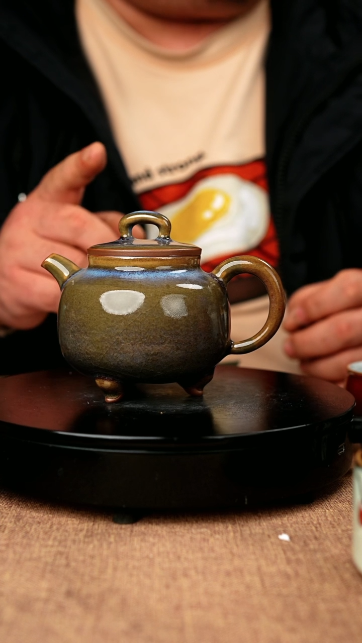 【闪购商品】889#国工一级品原矿钧瓷炉钧釉传炉壶