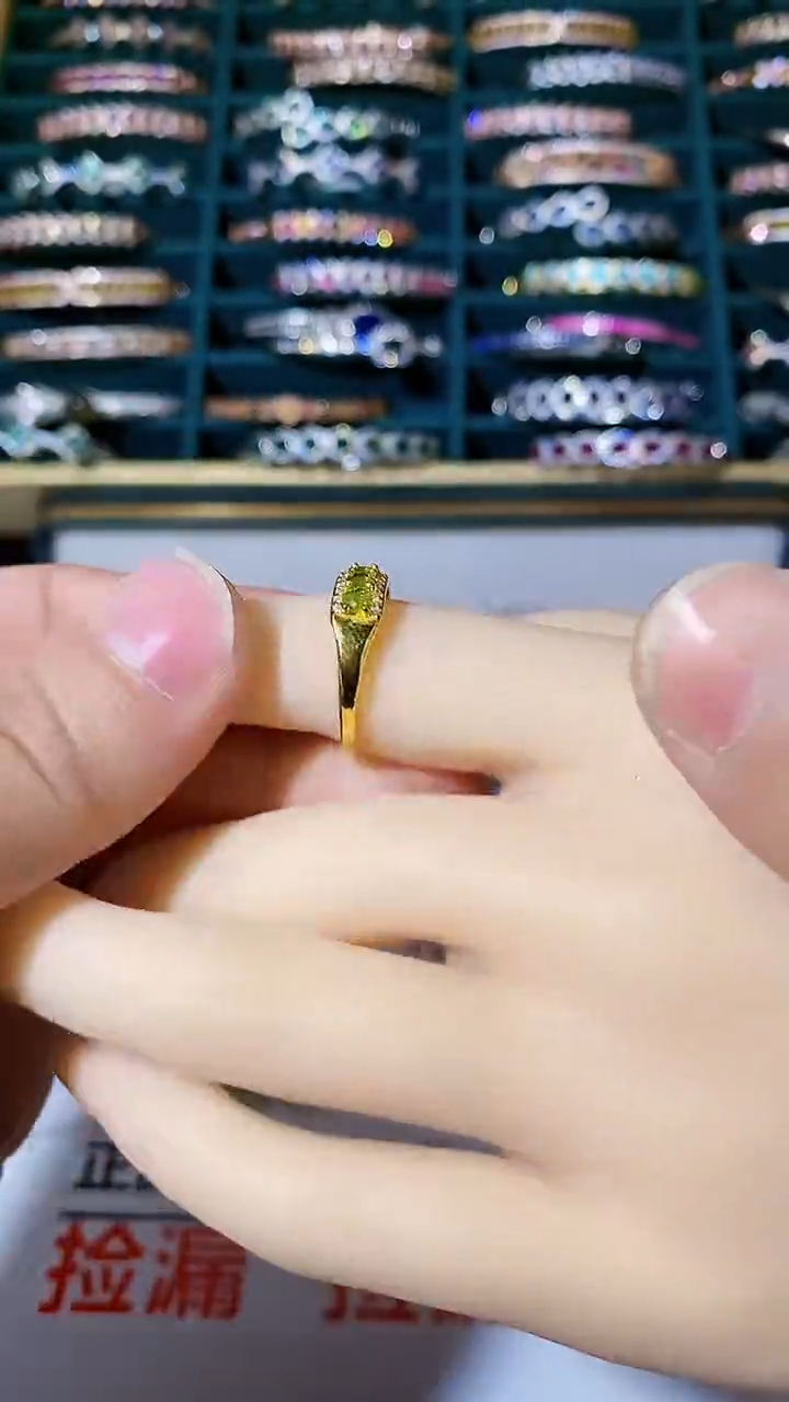 【闪购商品】祖母绿戒指未镶嵌祖母绿