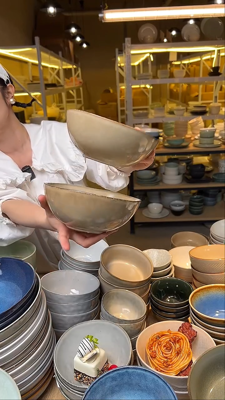 瓷36外贸尾货窑变釉下彩默认微瑕