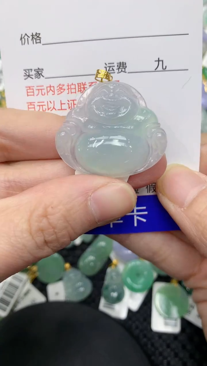 【闪购商品】翡翠颈饰18K金镶嵌11111111