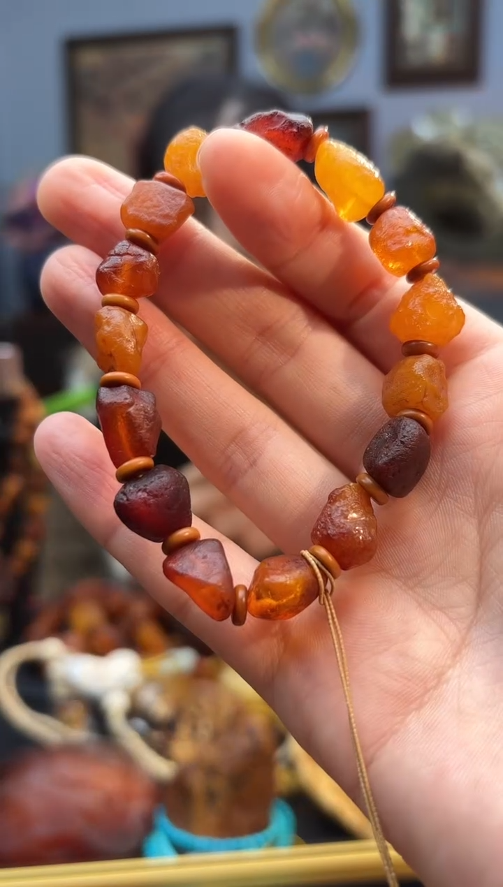 手串琥珀未镶嵌手串