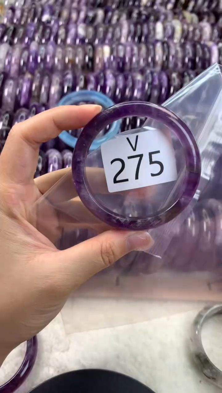 【闪购商品】水晶水晶手镯V未镶嵌275-55