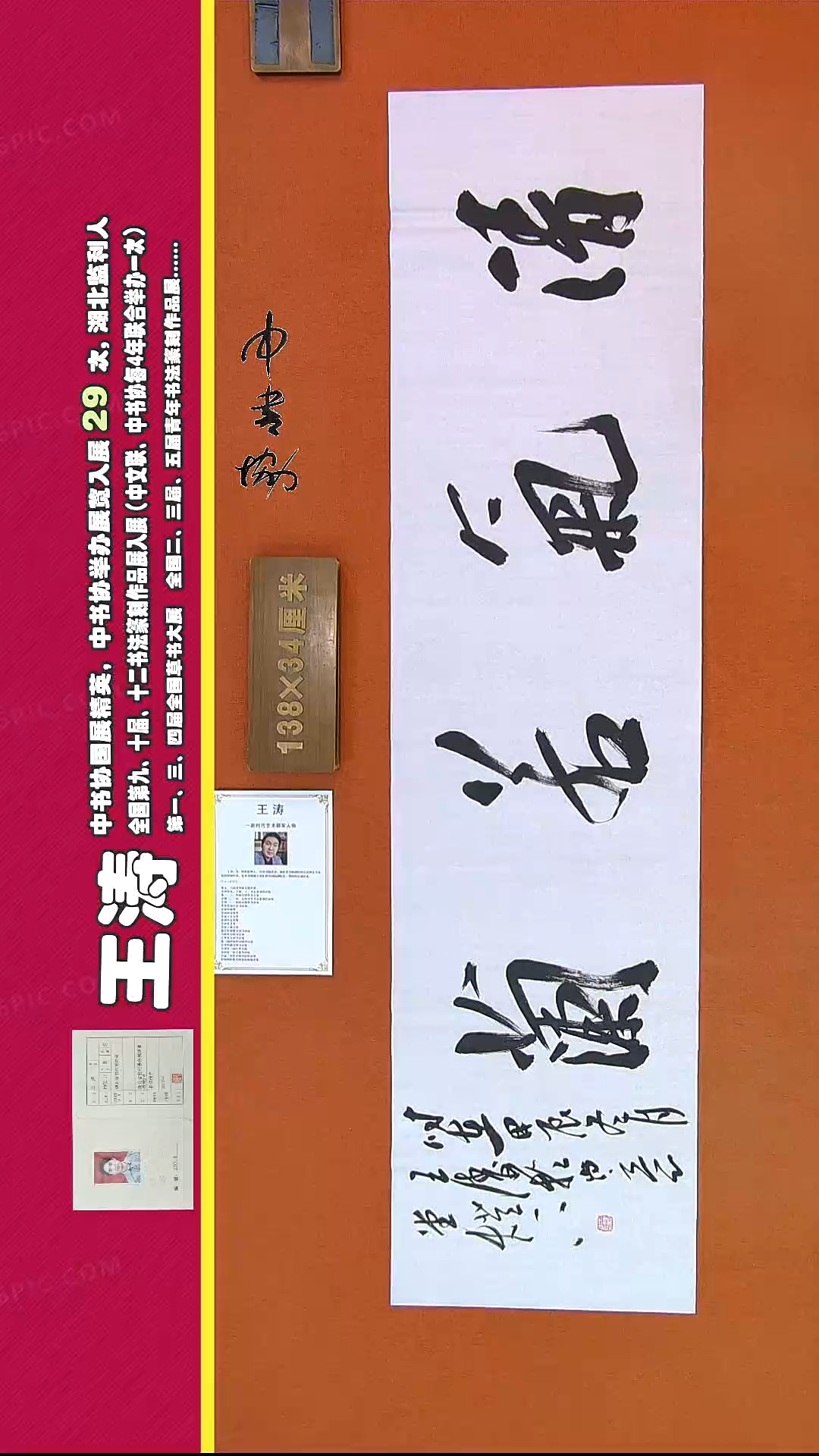 【闪购商品】书法1025中书王涛书法作品