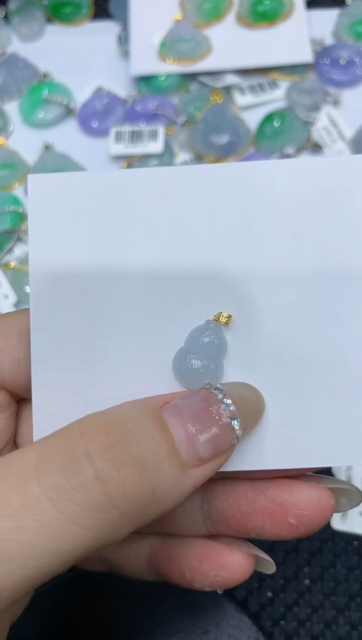 【闪购商品】翡翠颈饰18K金镶嵌222222222