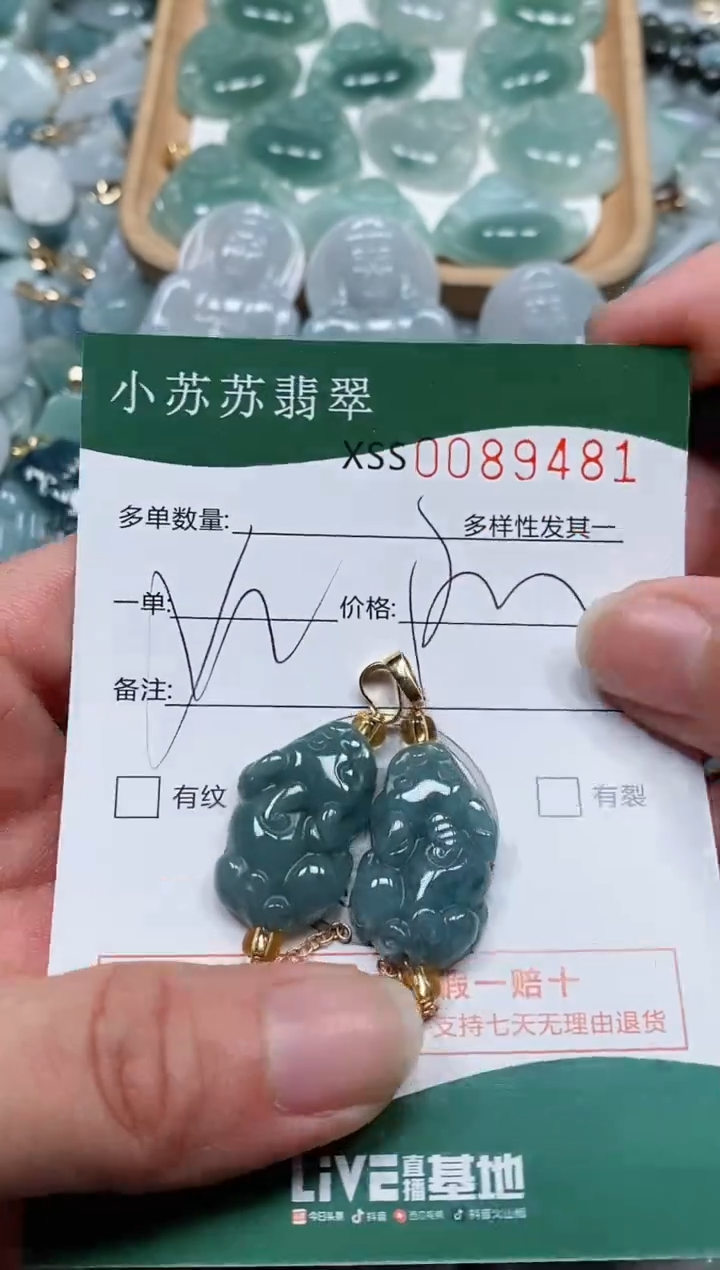 【闪购商品】翡翠颈饰未镶嵌闪购商品0089481