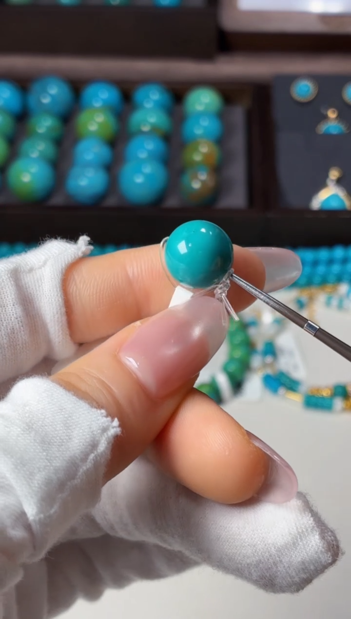 未镶嵌绿松石吊坠1