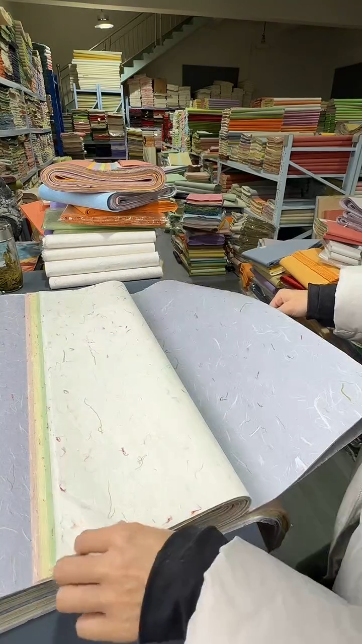 纯手工60*180cm五色50张青丝红花雁楮清水云龙