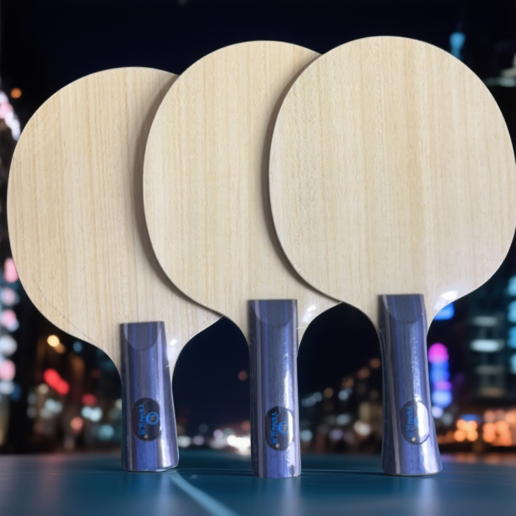 亿湃天神之眼樊alc外置5加2七层结构乒乓球拍底板横拍直拍ST柄