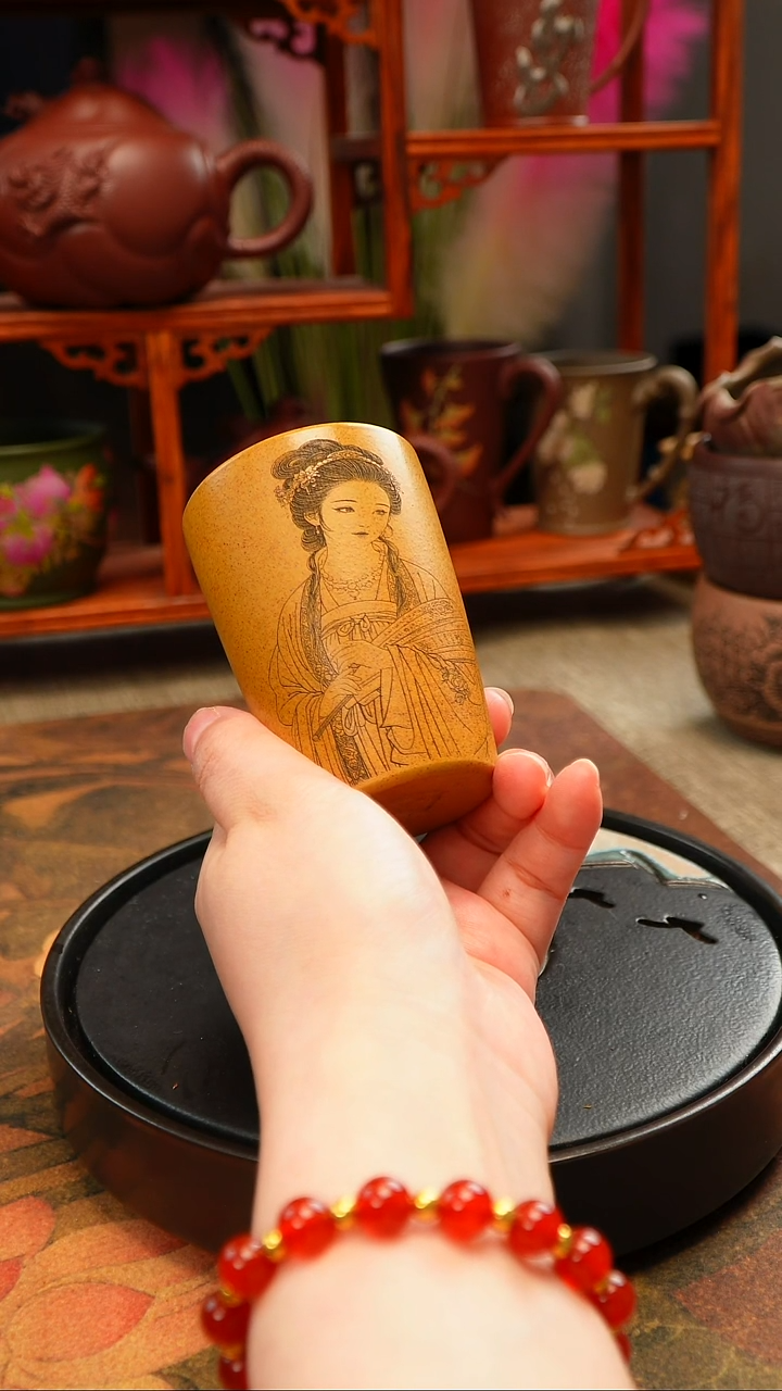 茶杯紫砂宜兴原矿正品紫砂
