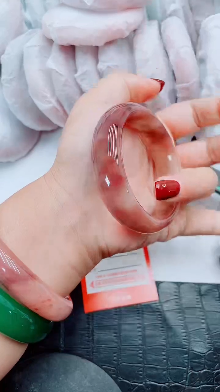 【闪购商品】石英质玉手镯未镶嵌S143-53-54